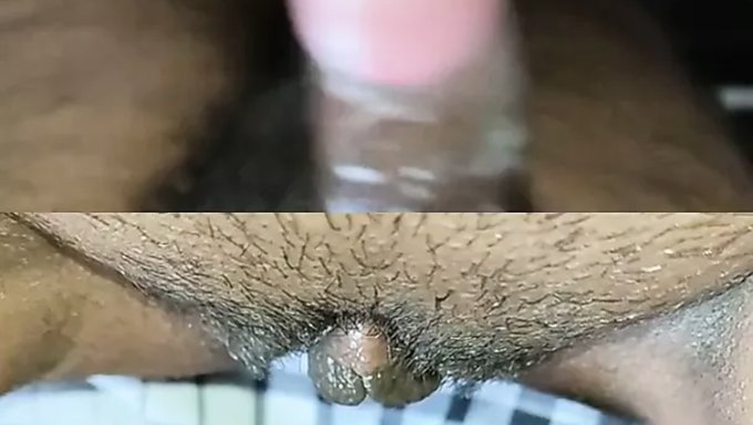 આંતરિક ઘરેલુ વિડિઓમાં ભારતીય પત્ની અને પતિ